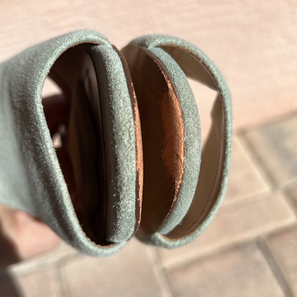 Steven by Steve Madden Sensai Green Suede Sandals Slides Open Toe Mule Size 8 - Picture 10 of 10